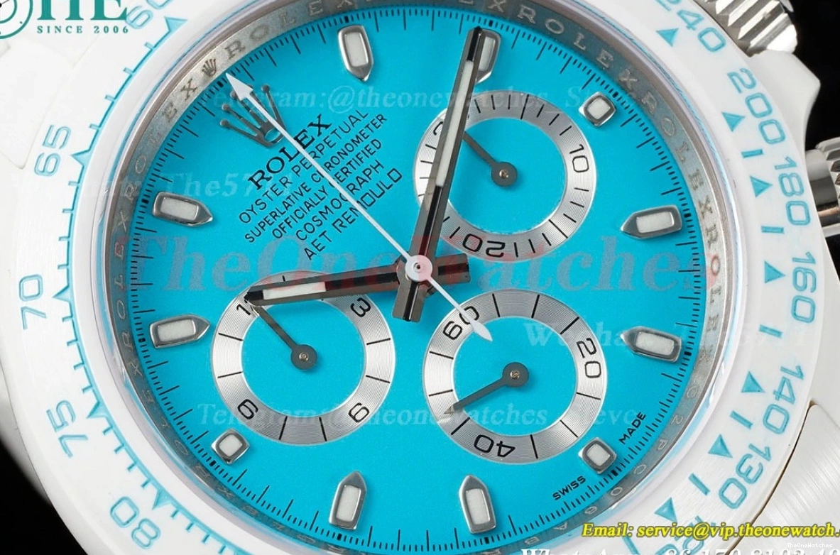 Cer AET Cer Dial ZF SH4130 Blue Daytona 40mm Tiffany 0427